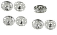 TLAK NA ŠITIE 21 mm STRIEBORNÝ TLAK 4 párov |8