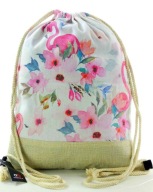 Pevná veľká taška batoh baggage flamingo bag