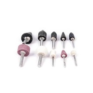 Brúsne kamene, stopka, 10 ks na vŕtačku