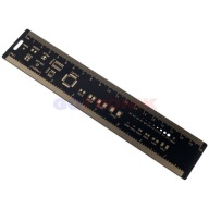 Pravítko 20 cm PCB čierne
