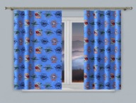 MG záves FABRIC DISNEY LIETADLÁ LIETADLA 160cm