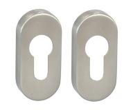 ZNAK, OVÁLNA ROZETA, NEREZ, INOX