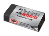 Čierna bezprašná guma Faber Castell