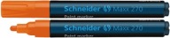 SCHNEIDER Maxx 270 Fix na nápisy na náhrobných kameňoch 1-3mm okrúhly oranžový