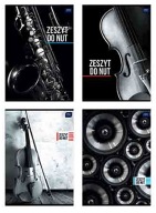 MUSIC BOOK, A4, 16 listov, vertikálna, interprint