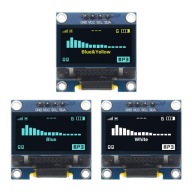 0,96-palcový 128x64 I2C 3-5V SSD1306 OLED displej