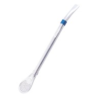 Bombilla Anillo 19 cm MODRÁ prsteň Yerba