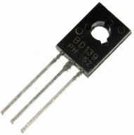 BD139 TO-126 NPN 1,5A 80V tranzistor (10ks)
