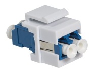 Optický konektor FIBER-OPTIC LC DUPLEX SingleMode, typ KEYSTONE