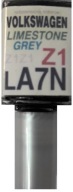 VW LA7N Z1 VÁPENOVÝ ŠEDÝ LAK ŠKRABANKA DOTYK