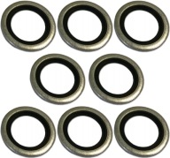 SET 10x KOVOVÁ GUMOVÁ PODLOŽKA M/G M22 - NIPEL