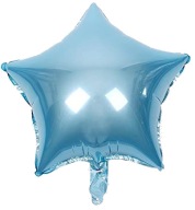 Modrá hviezda z neba Hviezdny fóliový balón S18