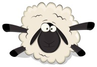 NÁLEPKA NA ZRKADLOVÉ OKNO SHAUN OVEČKA JAHNIČKA