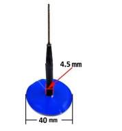Čapy so záplatou okrúhlej pneumatiky 4,5 mm BAS aplikátor