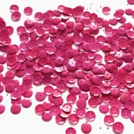 Flitrové obrúčky, BROKEN, 6mm, 12g, MATNÁ FUCHSIOVÁ