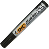 Permanentný popisovač BIC 2000, okrúhly, čierny