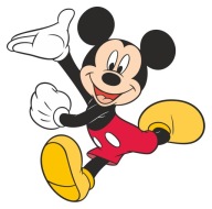 NÁLEPKA NA OKENNÝ ZRKADLOVÝ NÁBYTOK OKENNÁ MICKEY MOUSE