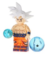 Dragon Ball blokuje figúrku Son Goku White Ultra Instinct