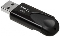 Pero 64GB PNY Attache klasické rozšíriteľné čierne