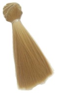 1 ks vlasov pre bábiku, 15 cm blond parochňa