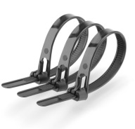 Odnímateľné a odnímateľné upínacie pásy 150 x 7,6 mm