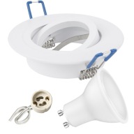 SET pohyblivé halogénové svietidlo + GU10 LED 3,5W