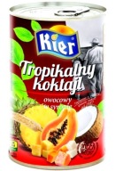 KOKTEJL Z TROPICKÉHO OVOCIA V SIRUPE ĽAHKÝ 425g SRDCE