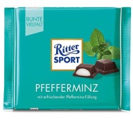 Čokoláda Ritter Sport Mint z Nemecka