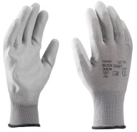 Pracovné rukavice Buck Grey Strong, 1 pár, veľkosť 6