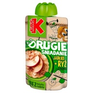 KUBUŚ OVOCNÁ PĚNA bez cukru DRUHÉ RAŇAJKY JABLKO RYŽA ŠKORICA + vitamín C 0100g