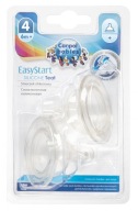 Canpol baby silikónové cumlíky na fľašu, široké. 2 ks EASYSTART