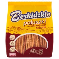 Beskidzkie Aksam Tyčinky s príchuťou slaniny 180 g