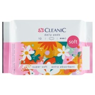 Cleanic Daily Pads Mäkké, super mäkké, savé vložky na deň, 10 ks.