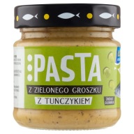 ZELENÁ HRÁŠKOVÁ PASTA S TUNIAKOM 170g LOSOS USTKA