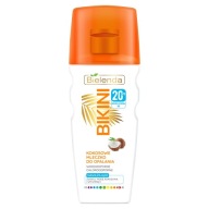 Bielenda Bikini mlieko na opaľovanie 200 ml spf 20 kokos