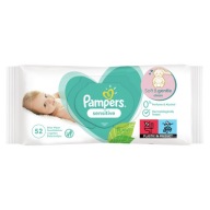Pampers Sensitive vlhčené obrúsky 1 x 52 ks.