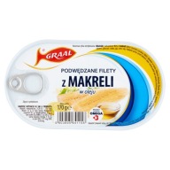 MAKERELOVÉ FILETKY V OLEJU 170 g GRAAL