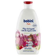 Global Bobini Fun Bath tekutý a gél na umývanie tela 500 ml Apple