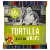 Pšeničný zábal 25 cm - 4 ks 240g Casa de Mexico