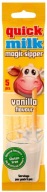 Slamky Quick Milk s vanilkovou príchuťou, 5 kusov