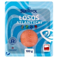 STUDENÝ ÚDENÝ ATLANTICKÝ LOSOS PLÁTKY 100g SUEMPOL