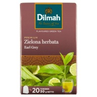 DILMAH GREEN TEA GREEN TEA EARL GREY bergamotová aróma 20 VRECOV