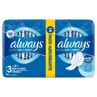 Vždy ultra 3 hygienické vložky s krídelkami 14 ks.