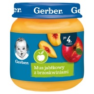 Gerber jablkovo-broskyňová pena