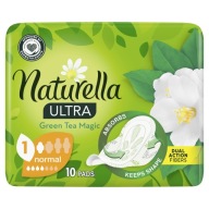 NATURELLA ULTRA NORMÁLNY ZELENÝ ČAJ SANITÁRNE NOSIKY S KRÍDLAMI 10 KS