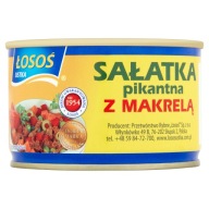PIKANTNÝ ŠALÁT S MAKERELOM 170g LOSOS USTKA