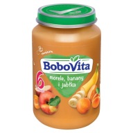 Jablkovo-marhuľovo-banánový dezert Bobovita 190 g