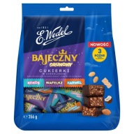 Čokoládové bonbóny Mieszanka Wedlowska Bajeczny Crunchy 3 druhy
