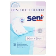 Seni Soft Super Hygienic podložky 90 cm x 60 cm 5 kusov