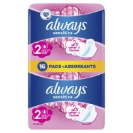 Hygienické vložky Always Ultra Sensitive Super Plus, 16 kusov